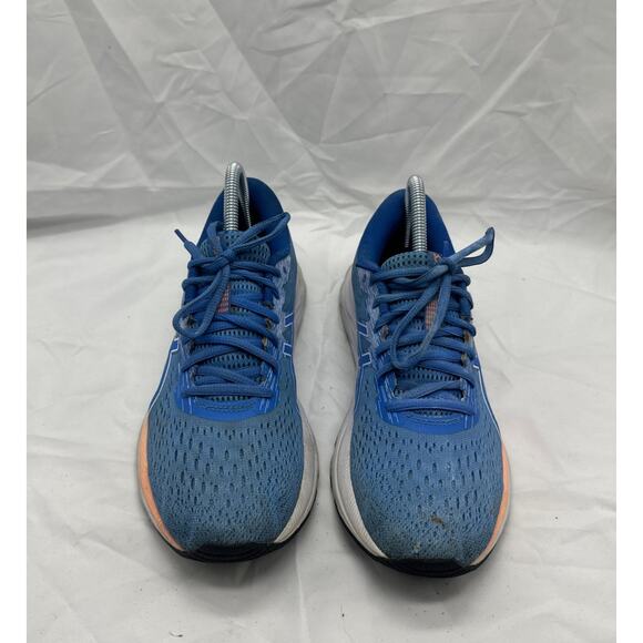 Asics Gel-Excite 7 Running Shoes Sneakers Womens Sz 8.5 Blue White Pink Athletic - Picture 3 of 8